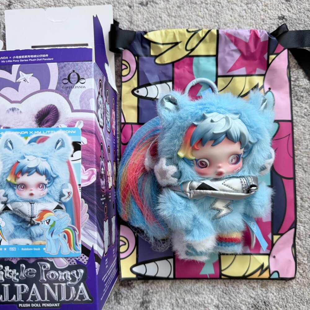 POP MART SKULLPANDA x My Little Pony Series Plush - Rainbow Dash